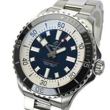 Breitling SuperOcean A17376 Blue Dial 44mm Automatic Men's Watch + Box