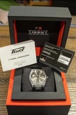 Tissot PRX Damascus Steel w/box and papers
