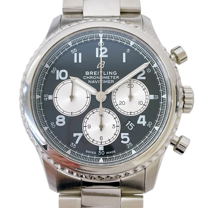 BREITLING Navitimer 8 AB0117131B1A1 Black Dial Stainless Steel #OK1208