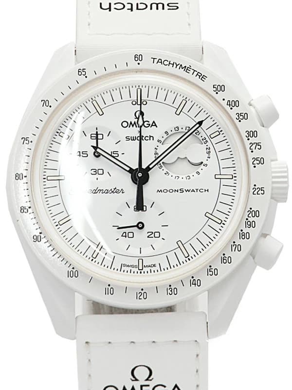 OMEGA x Swatch MoonSwatch Mission to Moonphase Snoopy Quartz Watch SO33W700 41mm