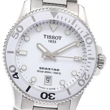 Tissot Seastar 1000 Quartz Diver Watch 36mm Boys Cal 120210110 wrist 49cm