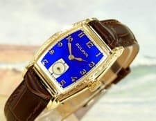 1947 Vintage BULOVA, Stunning BLUE Dial, Serviced & Warranty