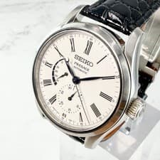 Seiko Presage Enamel Dial Automatic Watch Men 40mm Sweep Seconds Used