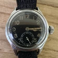 Hamilton Vintage R-88 Military 1940s Manual Wind Black Dial Arabic Running
