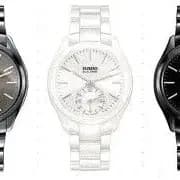 Lado Hyperchrom Dual Timer Wrist Watch - Black Leather Strap Official