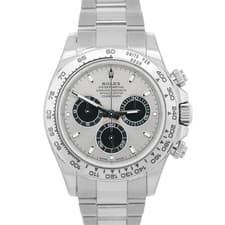 2020 PAPERS Rolex Daytona Cosmograph SILVER GHOST 18K White Gold 116509 BOX