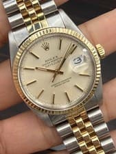 Rolex Datejust 36 Automatic 18K Two-Tone Champagne Dial – Creamy Patina