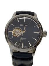 SEIKO PRESAGE Automatic Wristwatch Analog Leather NVY NVY 4R38 01N0