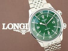 LONGINES WATCH L3.764.4.06.6 LEGEND DIVER AUTOMATIC GREEN STAINLESS STEEL MEN'S
