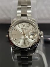 Rolex Lady-Datejust 28mm Stainless Steel Silver Index Dial & Smooth Bezel 279160