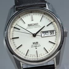 Vintage 1973 King Seiko Hi-Beat 5626-7041 Men's Automatic Watch 36mm Silver Dial