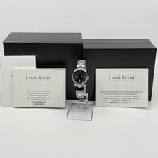 Louis Erard Watch 20100AA13.BMA17 Grey 5ATM 100 AT Working Women's Auth w/Boxed