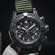 Breitling Avenger Hurricane | Ref. XB0180E4 | 45mm | Carbon | 2017 | Green Strap