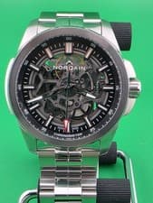 Norqain Independence Stainless Steel Skeleton Dial 42mm N3000.07S01.B01 Full Set