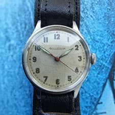 Vintage Jaeger LeCoultre Military Style Hand-Winding Men's Watch Cal P478