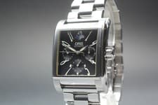 [N MINT Paper] ORIS Complication 7528 Moon Phase Black Dial Automatic Mens Watch