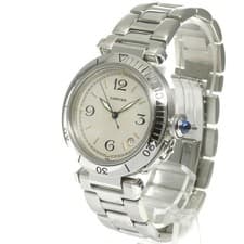 CARTIER PASHA W3100655 38mm SS Automatic Date Beige Dial #C459