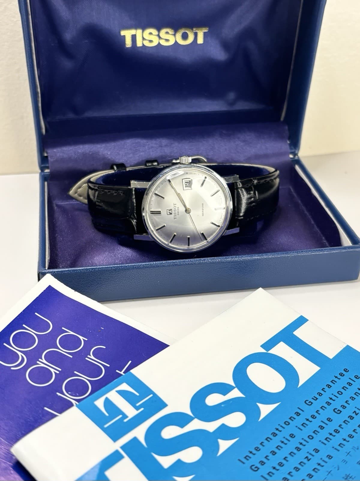 TISSOT Seastar Vintage 1970’s *FULL SET* Men’s Manual Silver Dress Watch - 42520