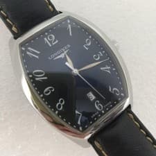 Longines Evidenza Date Watch Stainless Steel Case 18mm Band Mens Quartz