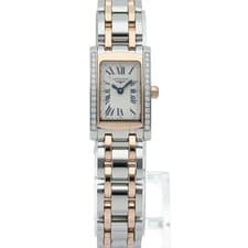 Used Longines Dolcevita ladies watch diamond bezel L5.158.5.79.7 K18PG