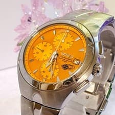 Seiko Wired Men's Watch Orange BEAMS Stylish Design Tested Functionality