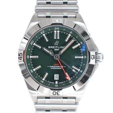 Breitling Chronomat GMT A32398 40mm Stainless Steel Green Dial Automatic #KN333