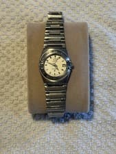 Vintage Roman Numeral Bezel Watch – Omega Marked Dial – Stainless Steel – Repair