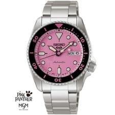 Seiko 5 Sports Skx SRPM07 Pink Panther Limited Edition Dial Pink