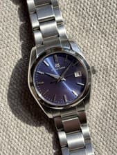 Grand Seiko SBGX265 - Box and Papers, Navy Blue Sunburst Dial, 9F62 HAQ