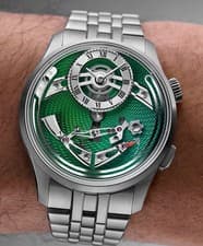 Christopher Ward C1 Bel Canto Classic Green Dial Titanium Swiss Made Watch