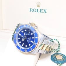 Rolex 41mm 18K Half YG Ceramic Blue Dial Submariner REF: 116613LB (2026)