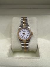 ROLEX Lady's Wristwatch 76193 STAINLESS-18K OYSTER PERPETUAL (B02100805)