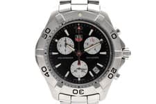 ▶️ [N MINT] Tag Heuer Aquaracer CAF1110 Chronograph Black Quartz Men’s Watch#345