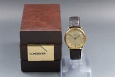 [Near MINT w/ Case] Longines Grand Classic L4.676.2 Gold Dial Quartz Men's Watch