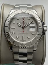 Rolex Yacht Master Ref 16622 Circa 2000 - Platinum Bezel - Check It Out!