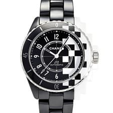 CHANEL J12 Cybernetic Limited Edition H7988 Black White Dial