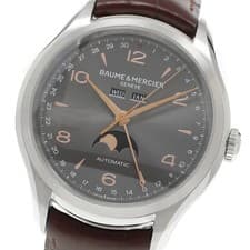 Baume & Mercier 65718 Clifton Moonphase Triple Calendar Automatic Men's Watch