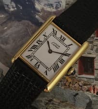 Vintage Cartier Tank c.1970s Vintage Manual Wind 23.5x30.5mm Case
