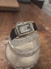 Antique Vintage BULOVA Minute Man Watch Curve Bulova Watch Ambassador 1930s