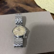 1966 Bulova Waterproof Watch M6 Running Vintage Manual 17J Steel Expansion