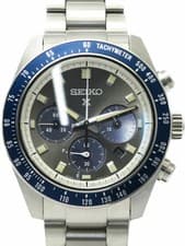 SEIKO PROSPEX Speed Timer SBDL111 V192 0AH0 41mm Blue Gray Dial Stainless #T451