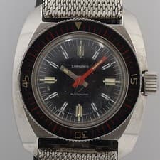 Longines OGH 5644ABC0662100 Diver Wristwatch Timepiece Black Dial Ladies