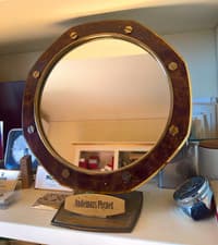 ULTRA RARE VINTAGE AUDEMARS PIGUET ROYAL OAK DEALER ADVERTISING MIRROR MIRROR MIRROR