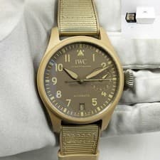 2025 IWC Big Pilot Top Gun Mojave Desert IW506003 46MM Brown Ceramic Box Papers