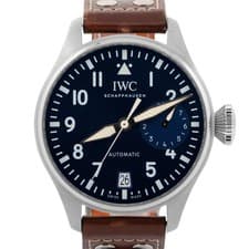 PAPERS IWC Big Pilot Le Petit Prince BLUE Steel 46mm IW500916 Watch BOX