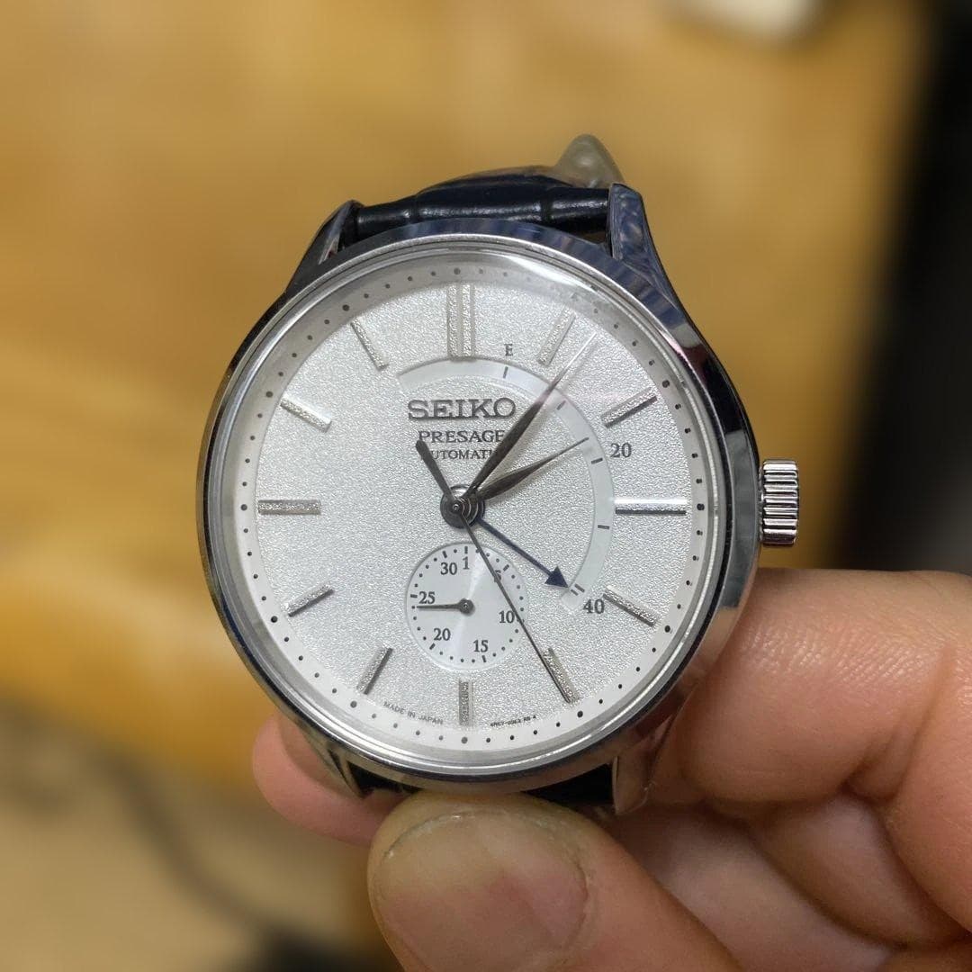 SEIKO Presage automatic watch silver