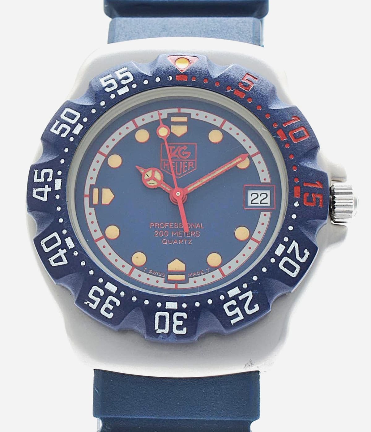 [Near MINT] TAG Heuer Formula 1 WA1210 Blue Dial 34mm Diver Quartz Men’s Watch