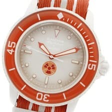 Blancpain SO35N100 Men's Watch Bioceramic Nylon Beige Used From Japan From Japan