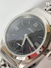 Old Joe Co Wristwatch Gray Dial Stainless Steel Small Seconds Box Papers