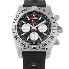 Breitling Chronomat 44 GMT Steel Watch AB0420B9-BB56 AB0420B9/BB56